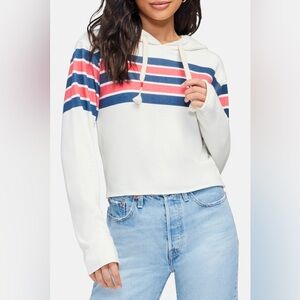 Wildfox White Nautical Stripes Ivy Hoodie